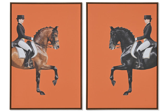 Pareja de Lienzos HERMES