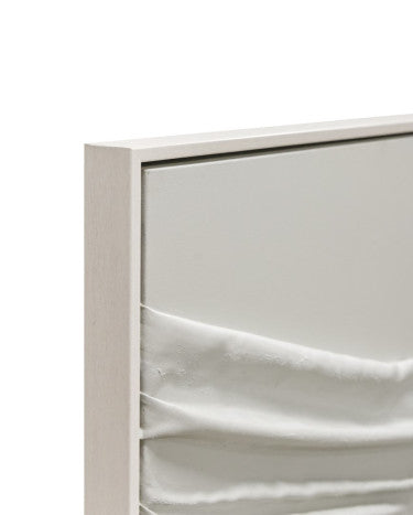 Cuadro Pliegues Beige 3D