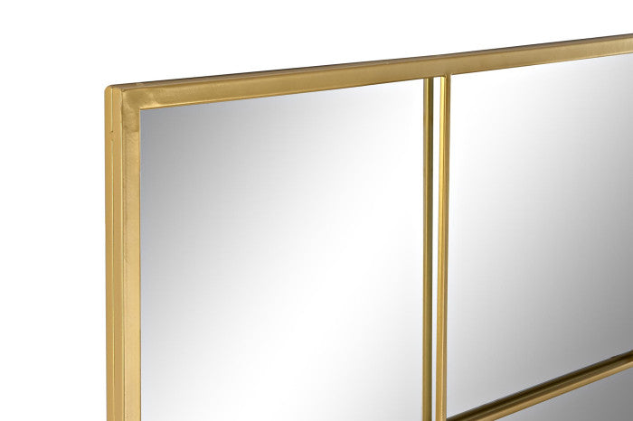 Espejo Ventana Dorado Alto 180