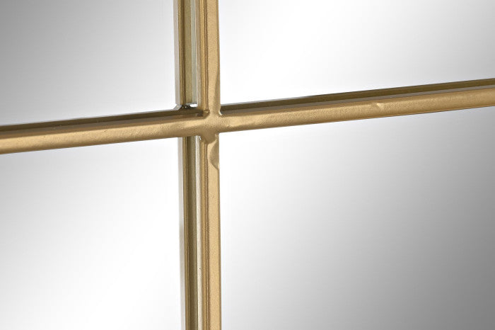 Espejo Ventana Dorado Alto 180