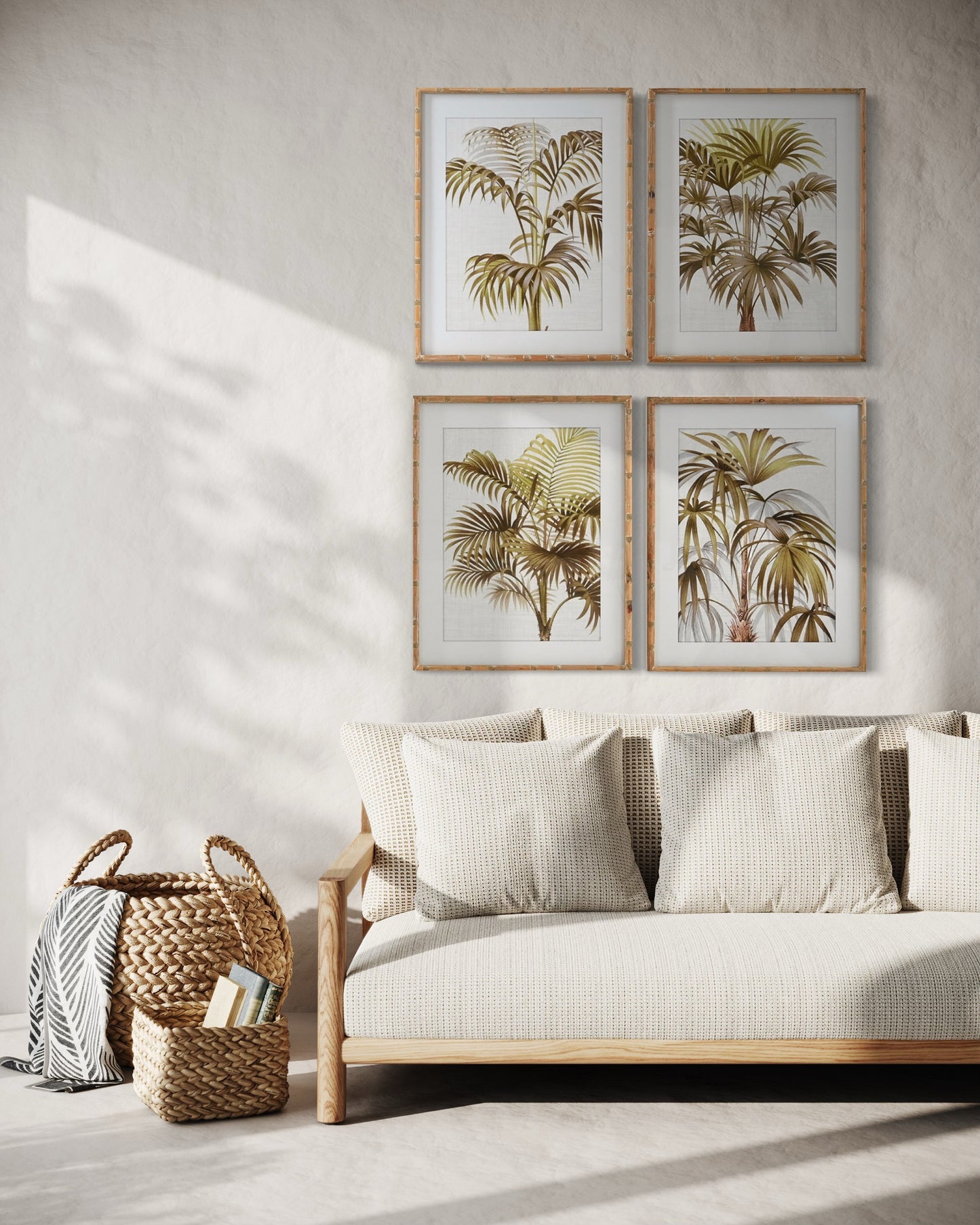 Colección Cuadros Palmeras Bambú