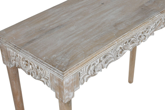 Consola Tallada madera de mango