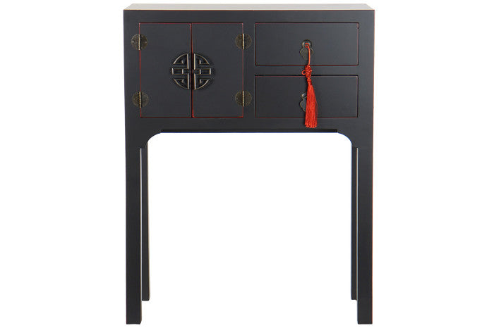Consola Oriental Negra (Dos Cajones)