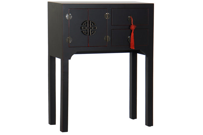 Consola Oriental Negra (Dos Cajones)