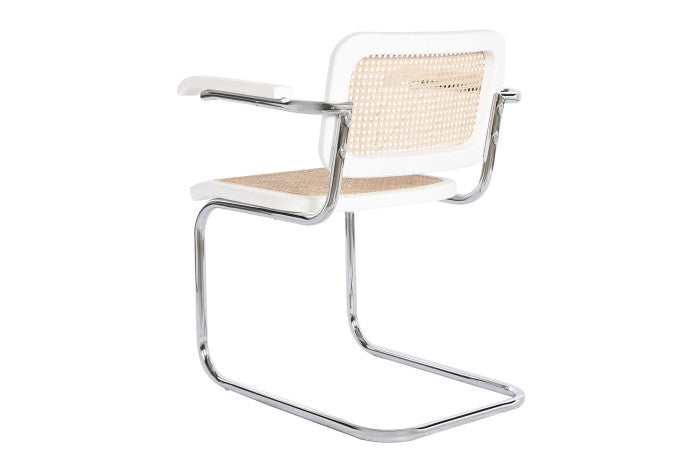 Silla Olmo Blanco y Ratán