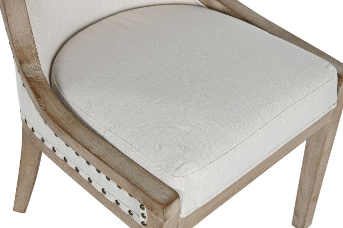 Silla Tapizada Remaches Traseros