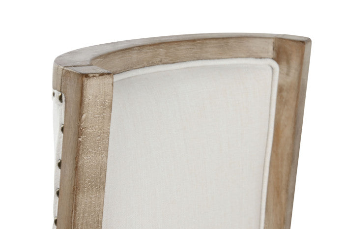 Silla Tapizada Remaches Traseros