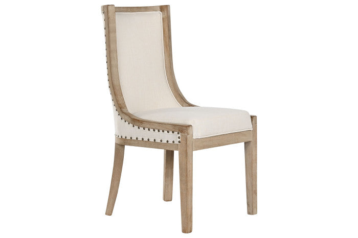 Silla Tapizada Remaches Traseros