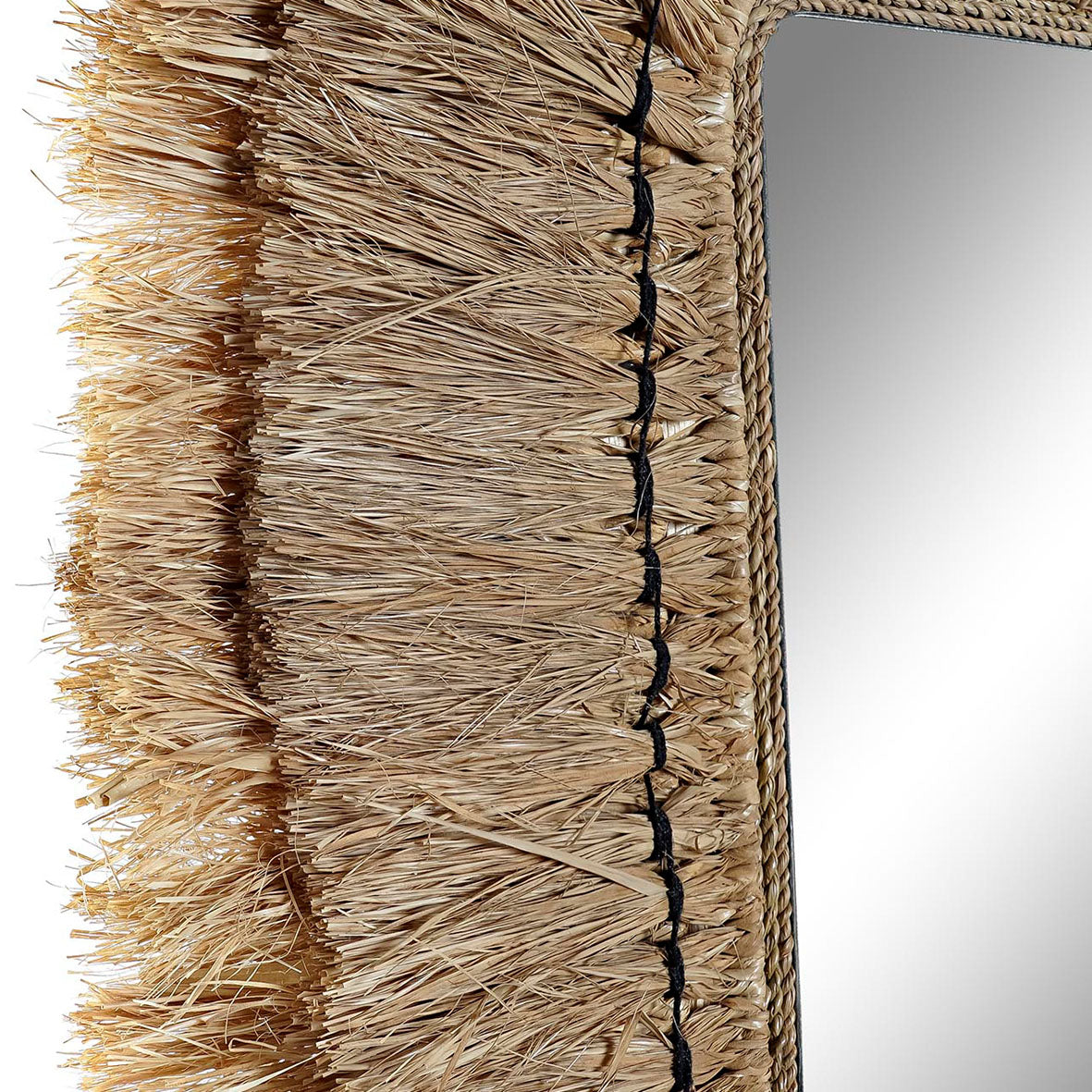 Espejo Rectangular Yute Natural