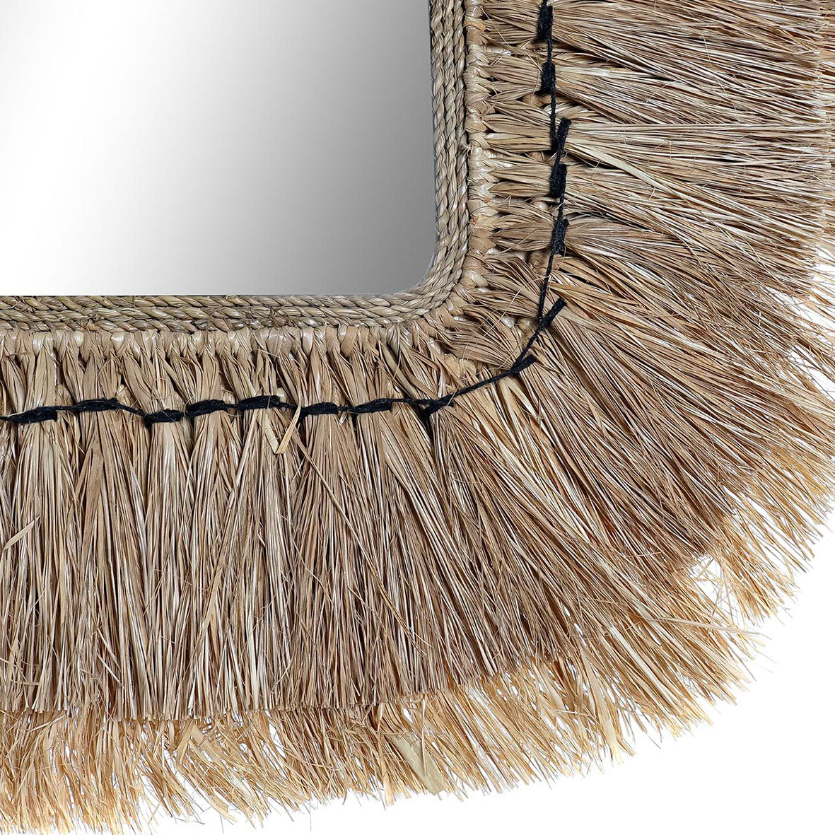 Espejo Rectangular Yute Natural