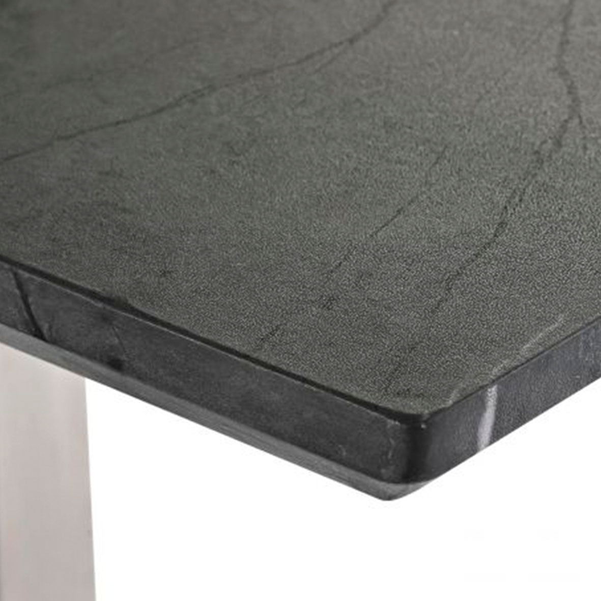 Mesa Comedor Acero Simil Mármol