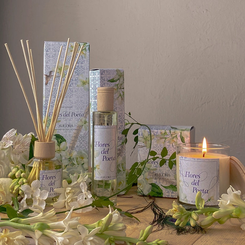 Vela aromática "Flores del Poeta"
