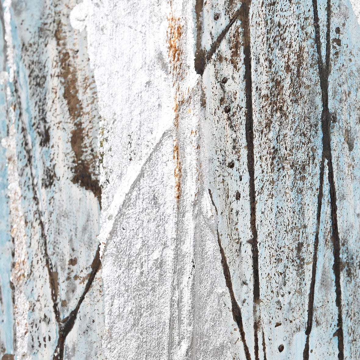 Cuadro Bosque Plata Abstracto