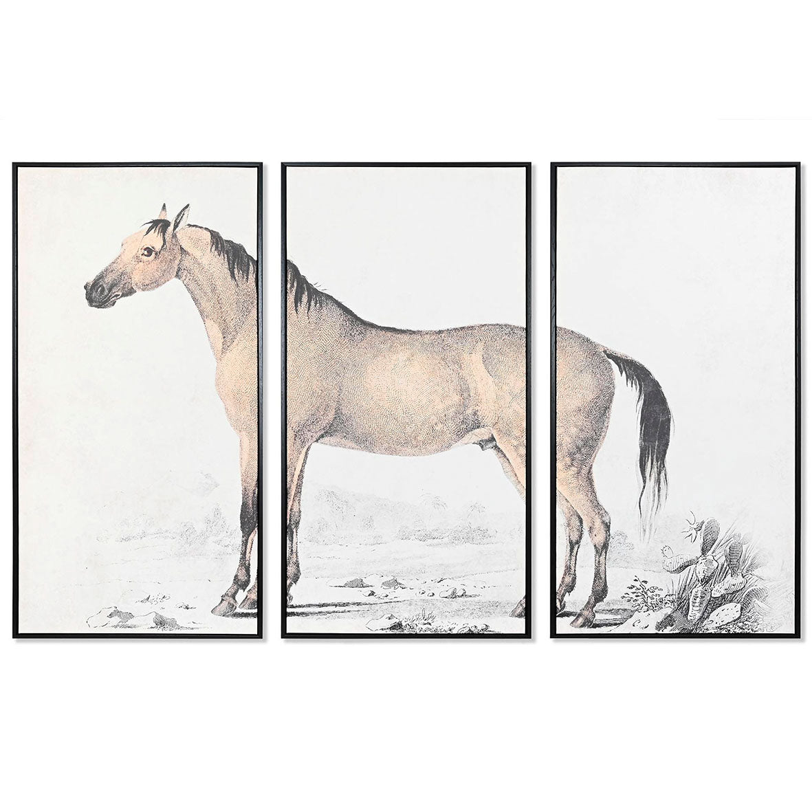 Tríptico Caballo