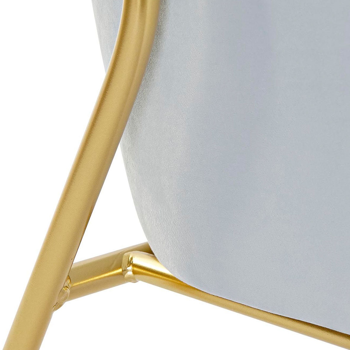 Sillón Terciopelo Celeste Claro