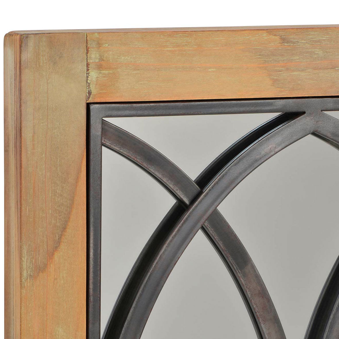Espejo Ventana Enrejado Metal