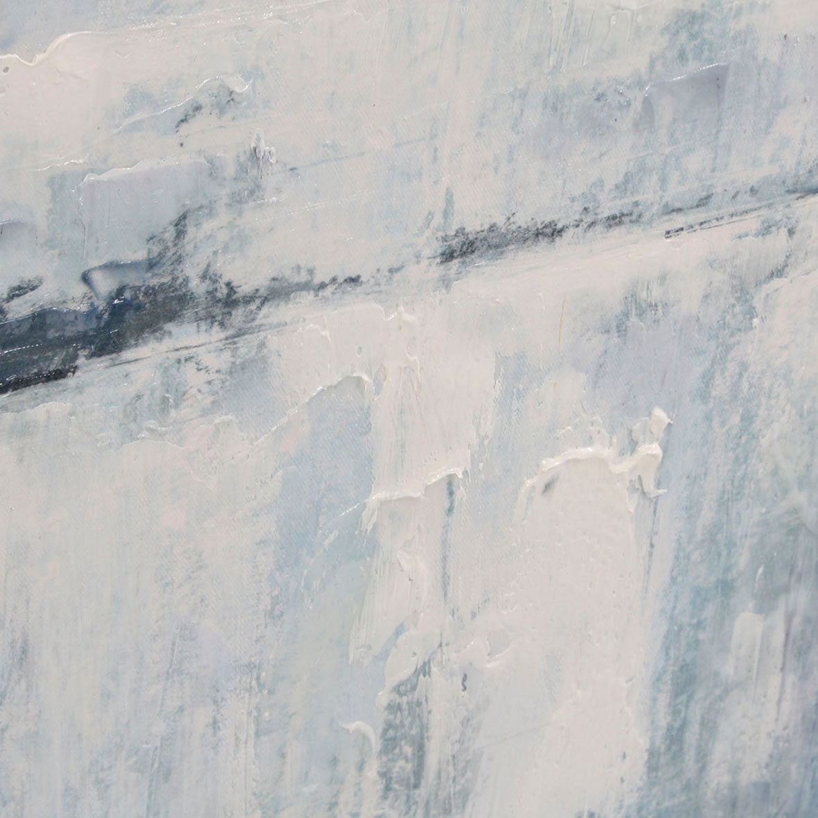 Pareja Lienzos Abstractos Azul Marco Plata