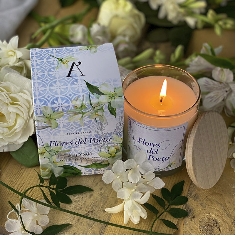 Vela aromática "Flores del Poeta"