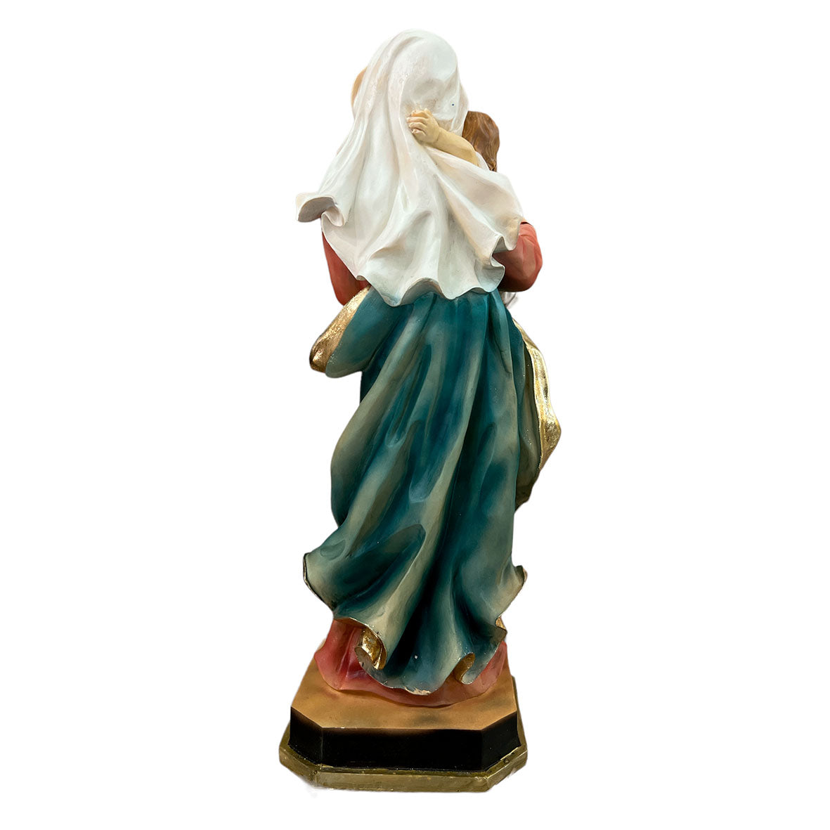 Virgen con Niño Sobre Peana