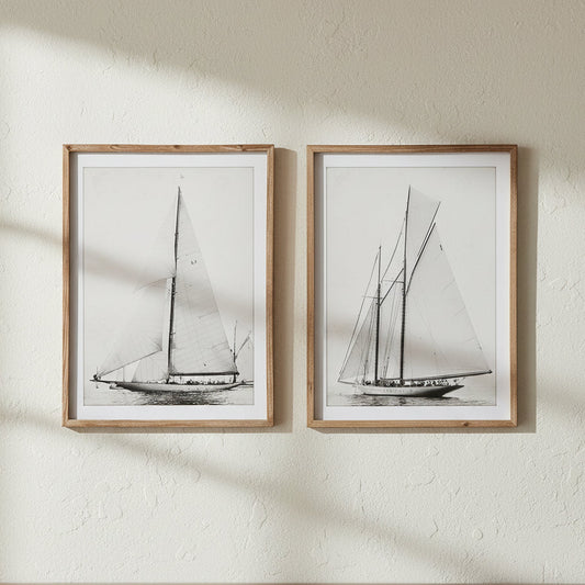 Pareja Cuadros Veleros
