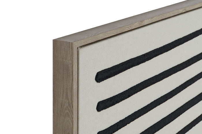 Pareja Lienzos Líneas Paralelas.