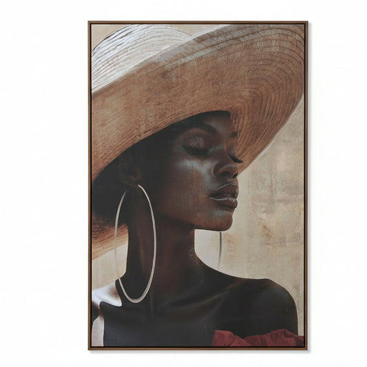 Lienzo Africana pamela