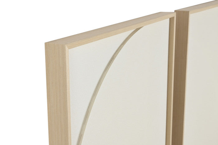 Pareja Abstractos Blanco 3D