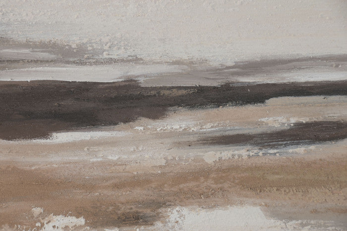 Pareja de Lienzos Abstractos Marrones