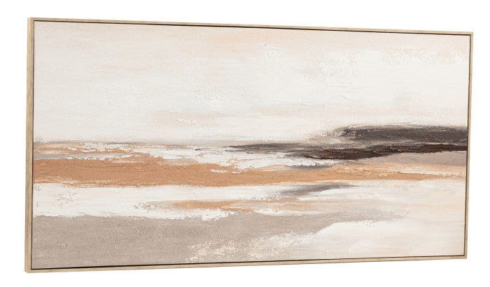 Pareja de Lienzos Abstractos Marrones