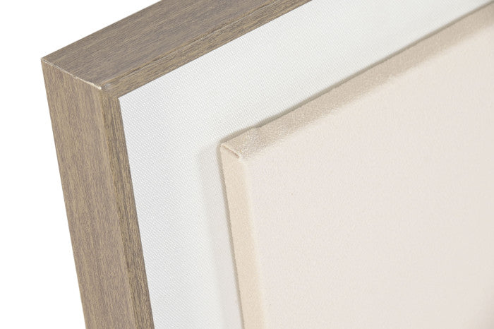 Pareja de Lienzos Abstractos Beige