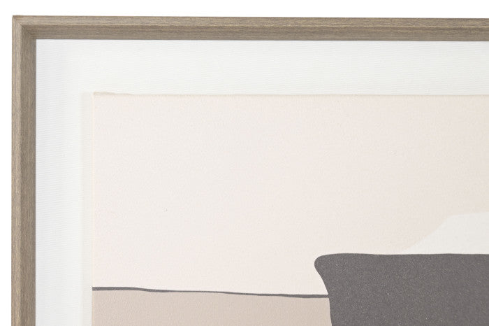 Pareja de Lienzos Abstractos Beige