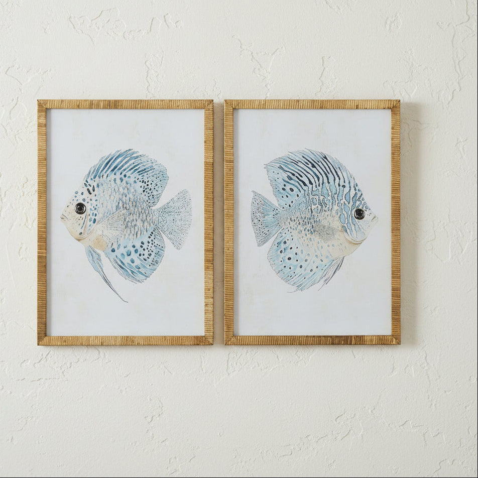 Pareja de Cuadros de Peces