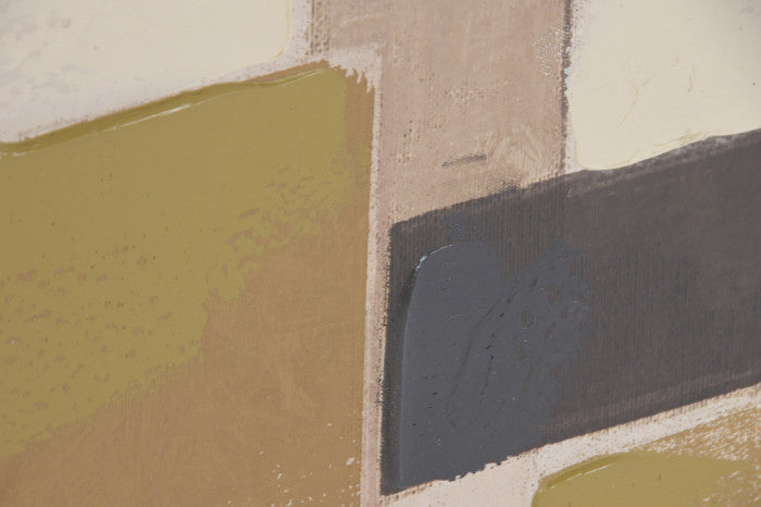 Pareja Lienzos Abstracto Beige/ Marrón