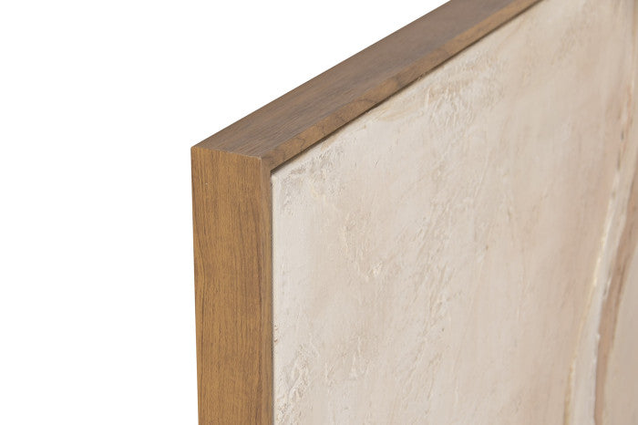 Pareja Lienzos Abstractos Beige