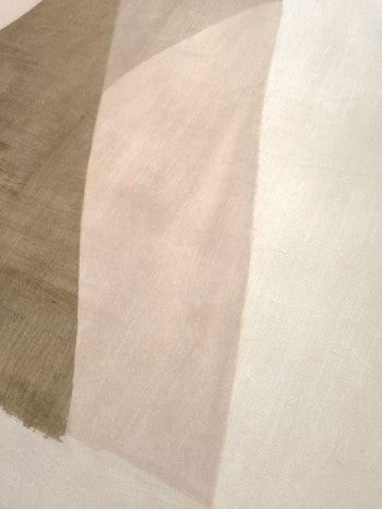 Pareja Lienzos Abstracto Beige Velvet