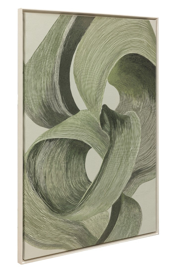 Pareja Lienzos Abstracto Green Reverie