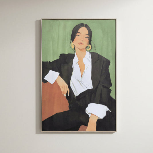 Lienzo Enmarcado Chica
