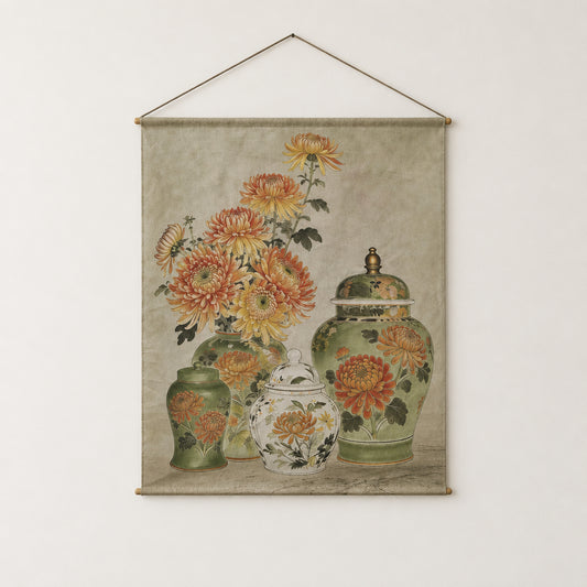 Telar Oriental Lino Floral