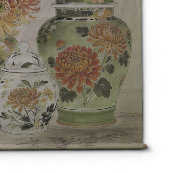 Telar Oriental Lino Floral