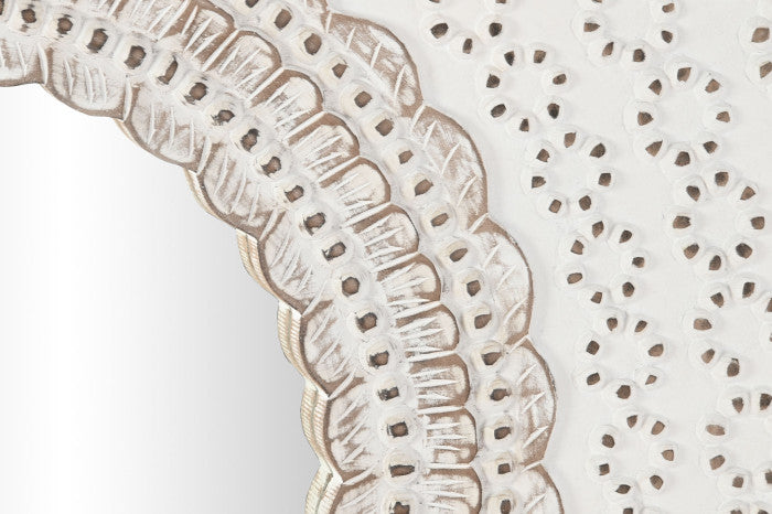 Espejo Tallado Redondo