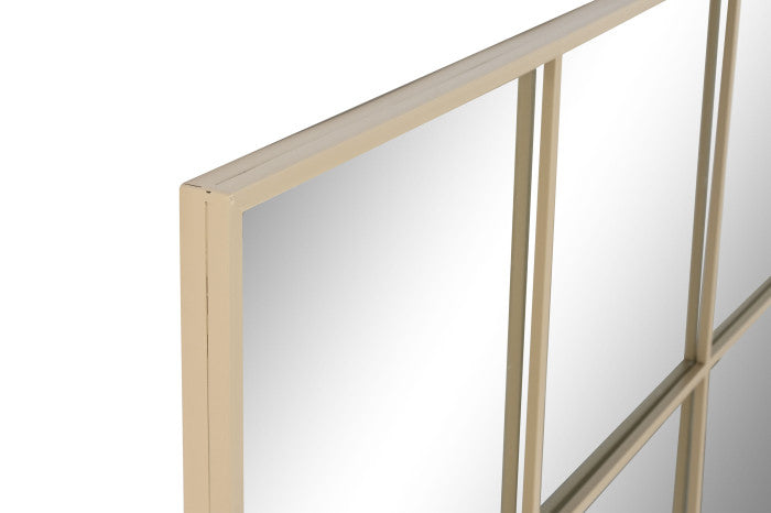 Espejo Ventana Beige Cuadrado