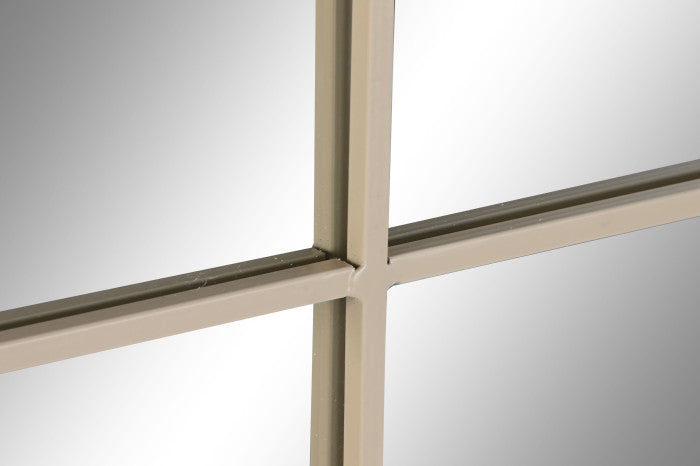 Espejo Ventana Beige Cuadrado