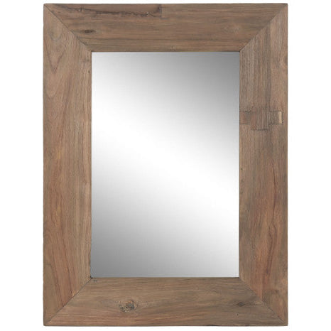 Espejo Rectangular Teca