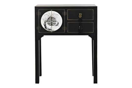 Consola Oriental Negra y Blanca