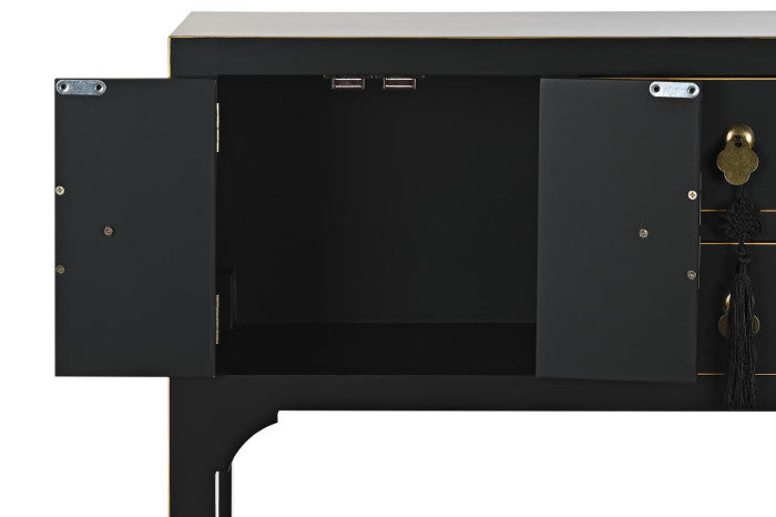 Consola Oriental Negra y Blanca