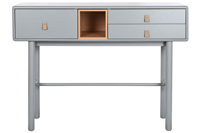 Consola Gris Tres Cajones