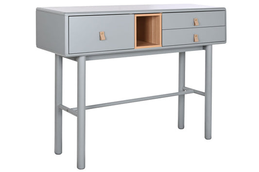 Consola Gris Tres Cajones