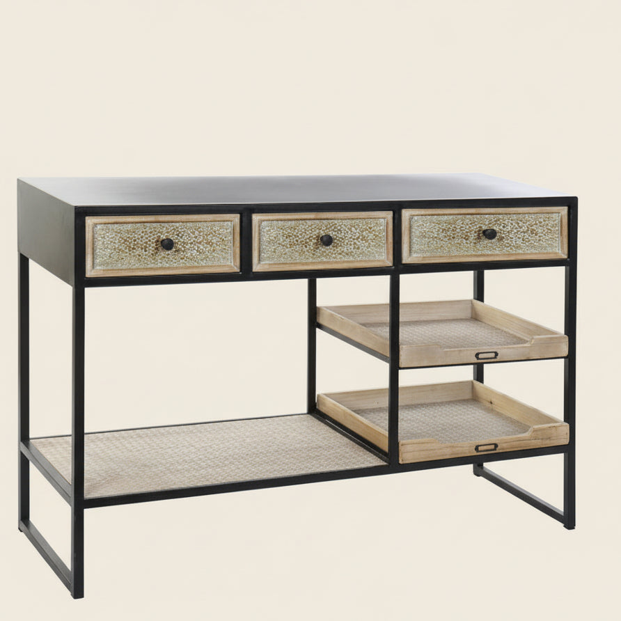 Consola Metal  y Madera