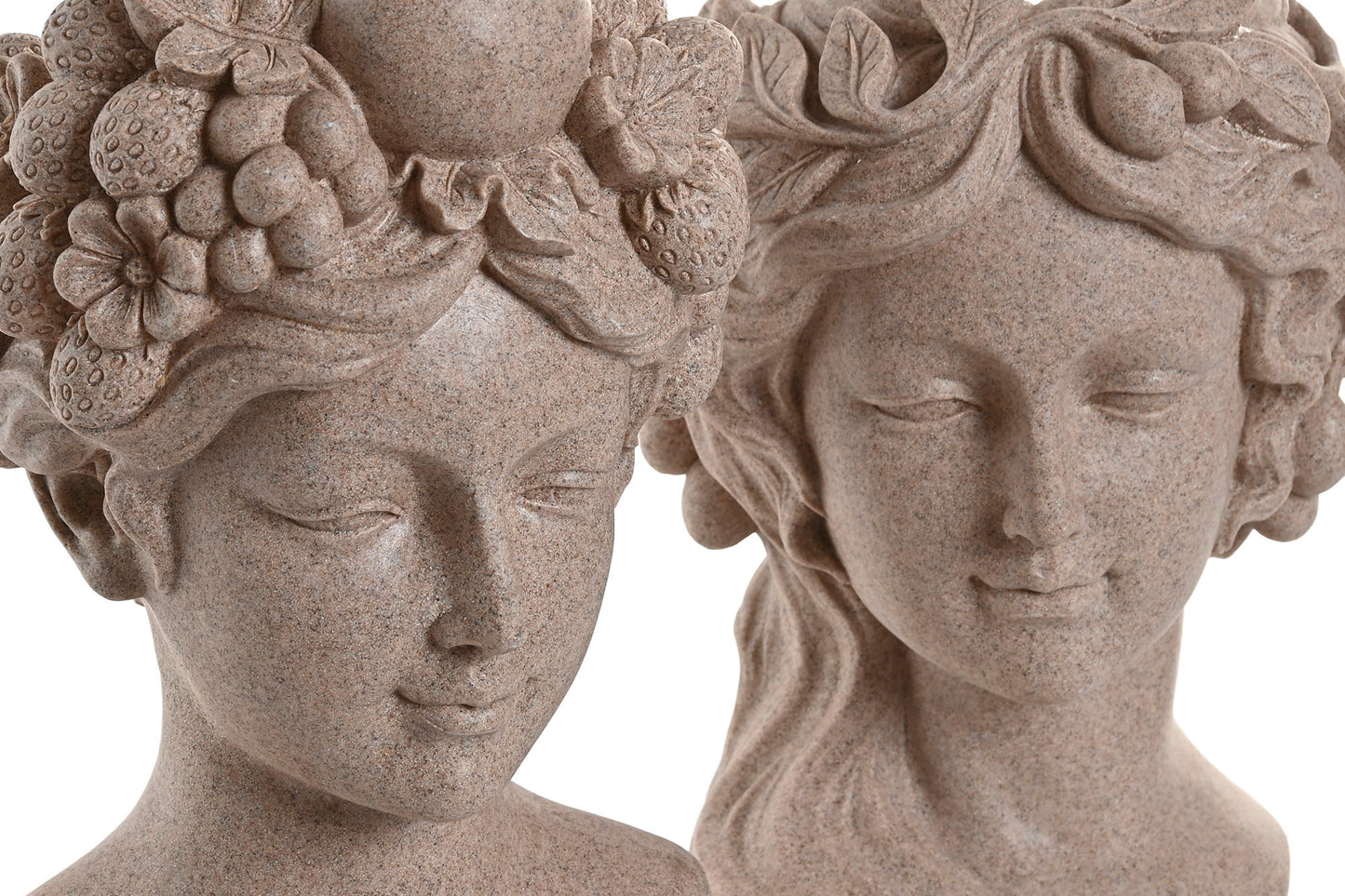 Cabeza Mujer Macetero fruta