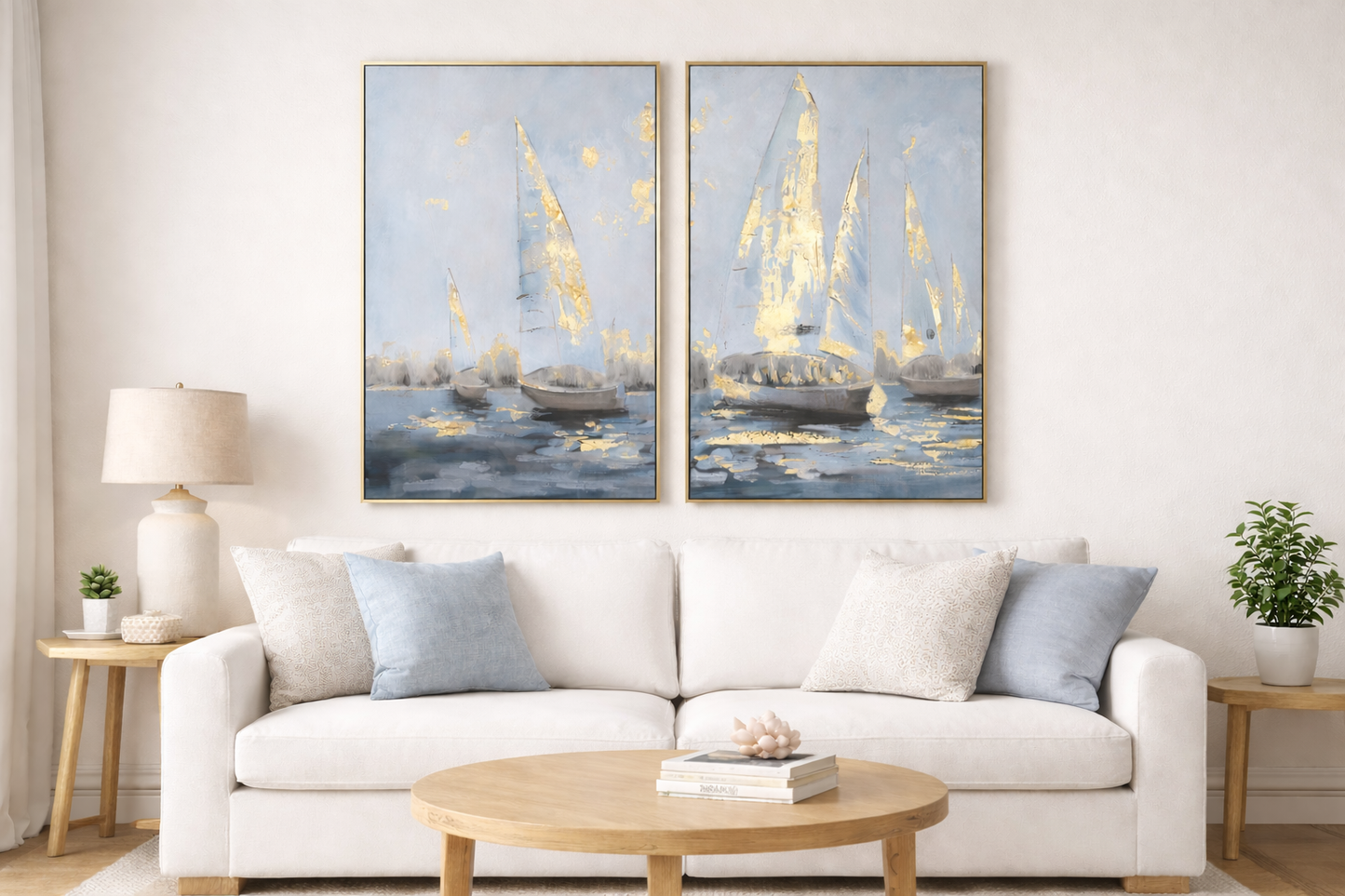 Pareja Lienzos Regata de Veleros